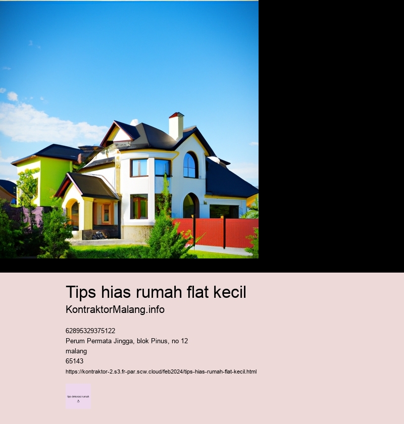 tips hias rumah flat kecil